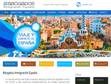 Tablet Screenshot of abogados-inmigracion-extranjeria.com